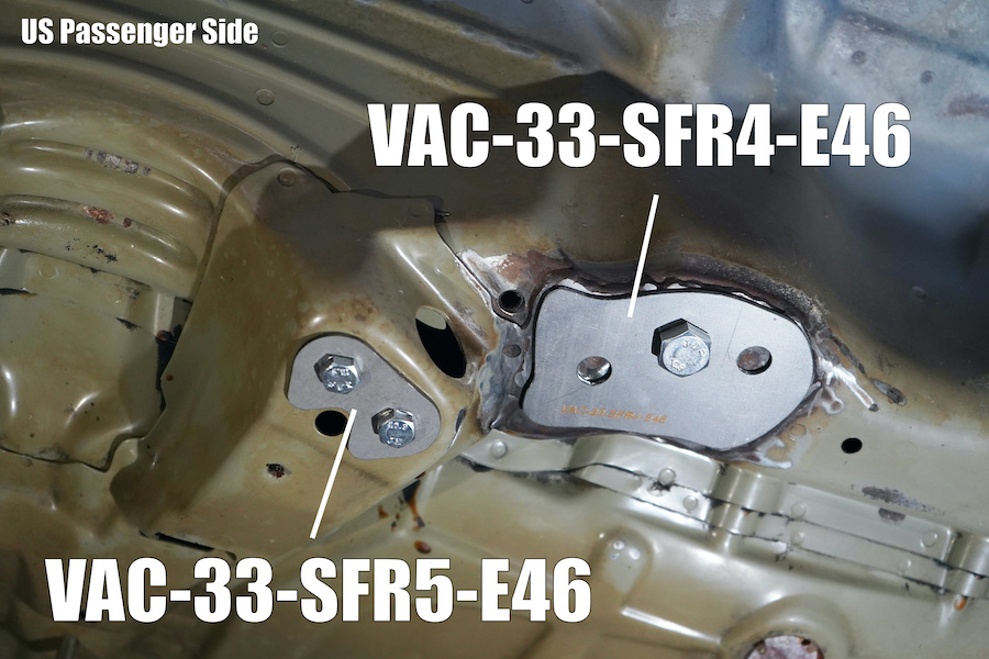 VAC Motorsports Rear Subframe Reinforcement Kit, BMW E46 SWATCH