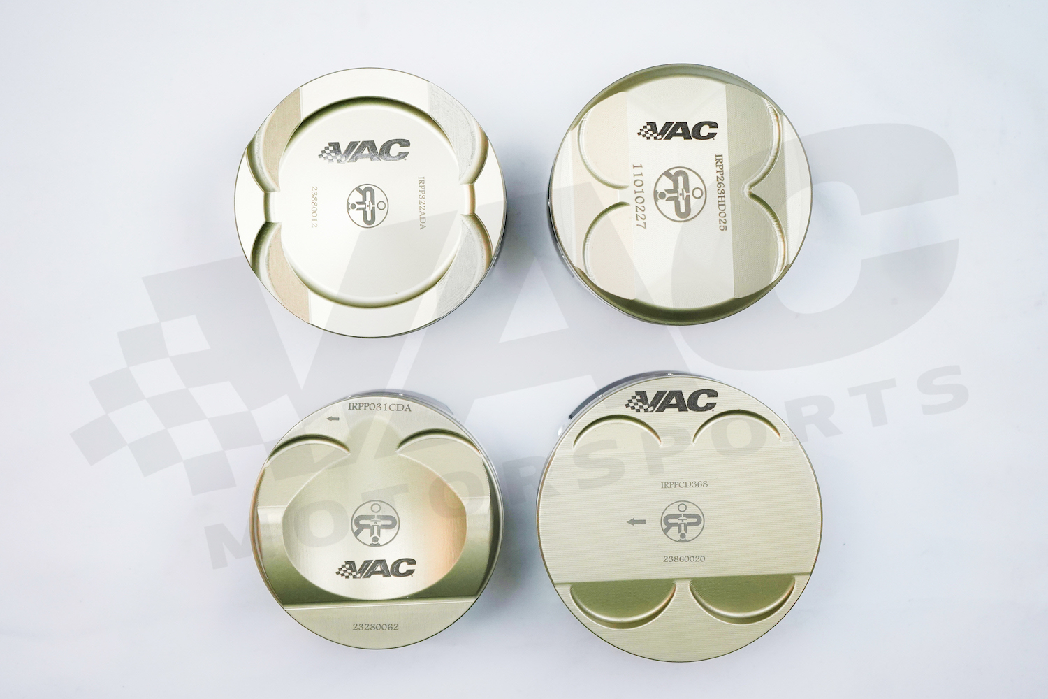 Italian RP S63 Forged Piston Set Gold Line – 89mm Bore, 10:1 CR, for Alusil Bores SWATCH
