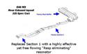 Borla - E46 M3 Mid Pipe (Section 1 & Section 2) Performance Exhaust SWATCH