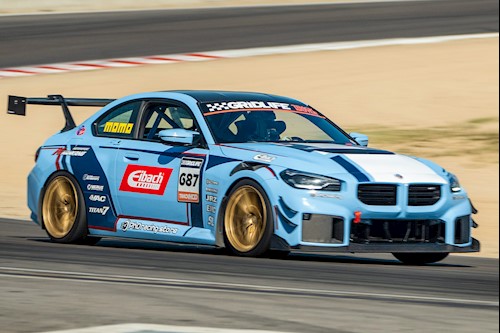 Eibach G8X on the track using VAC Motorsports parts SWATCH