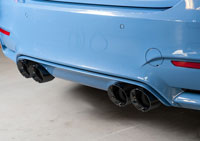 BMW F80 M3, SwitchPath™ Resonated exhaust with 102mm Diamond Black Tips, by AWE Tuning MAIN