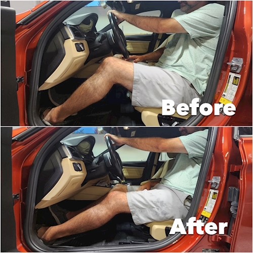VAC Motorsports Seat Extender BMW G8X – Add Up to 4” Seat Travel for More Legroom MAIN