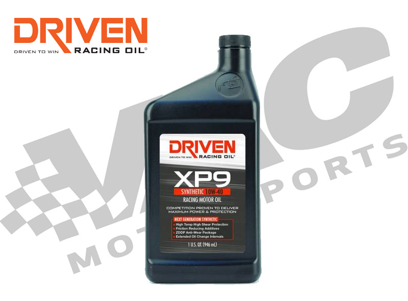 Driven XP9 10W-40 Racing Synthetic Engine Oil MAIN