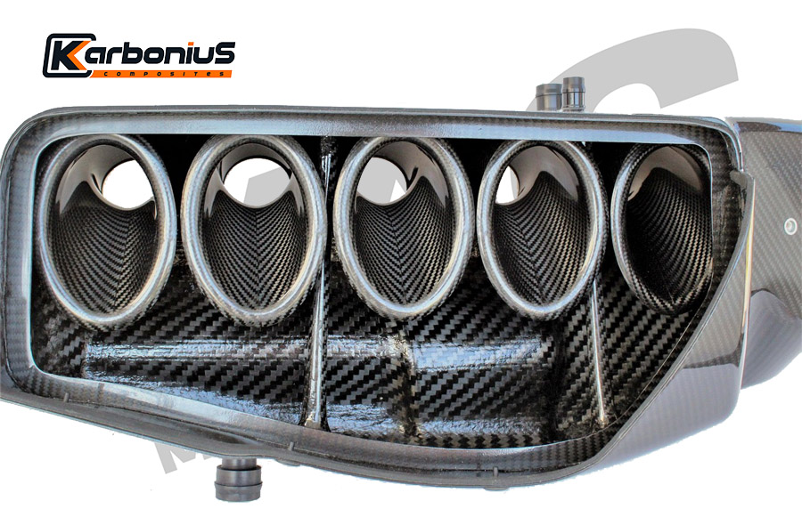 Karbonius CSL Style Carbon Fiber Airbox, BMW E46 M3 SWATCH