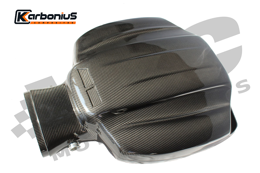 Karbonius Carbon Fiber Race Airbox, M-Style, BMW E90/E92 M3 THUMBNAIL