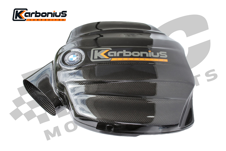 Karbonius Carbon Fiber Airbox, BMW Roundel, BMW E90/E92 M3 THUMBNAIL