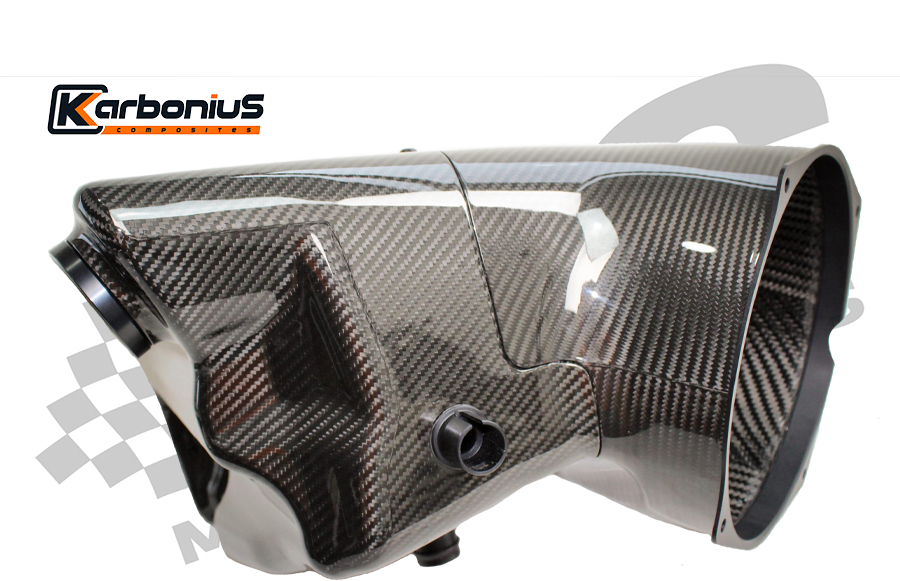 Karbonius Carbon Fiber Airbox, S54 Swapped BMW E30 SWATCH