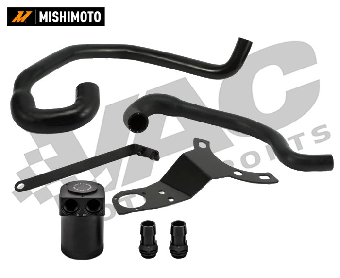 MISHIMOTO CCV SIDE BAFFLED OIL CATCH CAN, BMW N20/N26 SWATCH