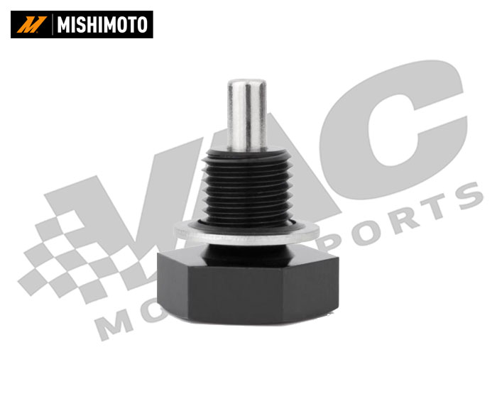 Mishimoto Magnetic Oil Drain Plug M14 x 1.5, Black THUMBNAIL