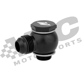 Mishimoto Banjo Fitting w/Bolt M20 x -10AN, Black MAIN
