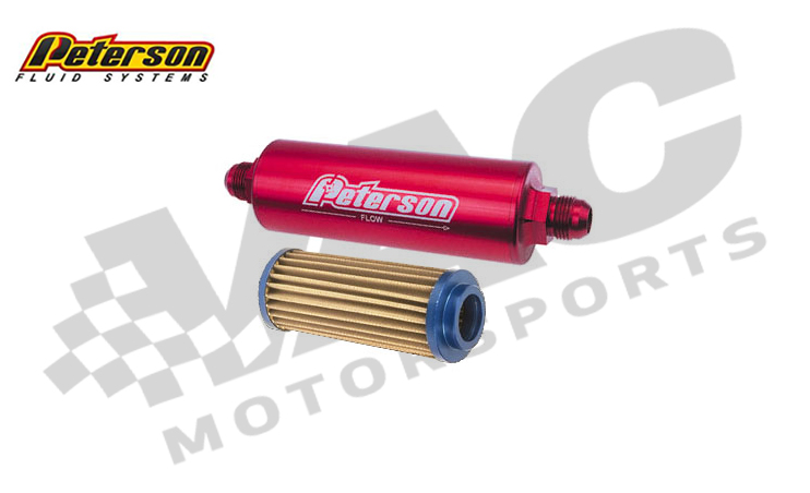 Peterson Inline Fuel Filter, -8 A/N male MAIN
