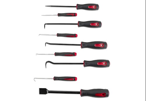 Pick & Hook Set with Gasket Scraper, 9 Piece THUMBNAIL