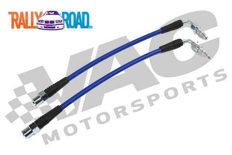 Rally Road Stainless Rear Brake Lines, BMW E36 MAIN