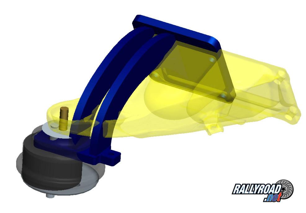 Rally Road Turbo Motor Mount, BMW E46 SWATCH