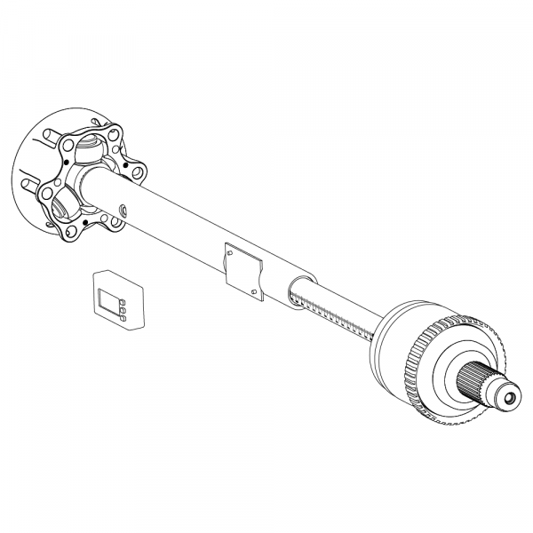 KMP Driveshaft Left PCD94, BMW E46 M SWATCH