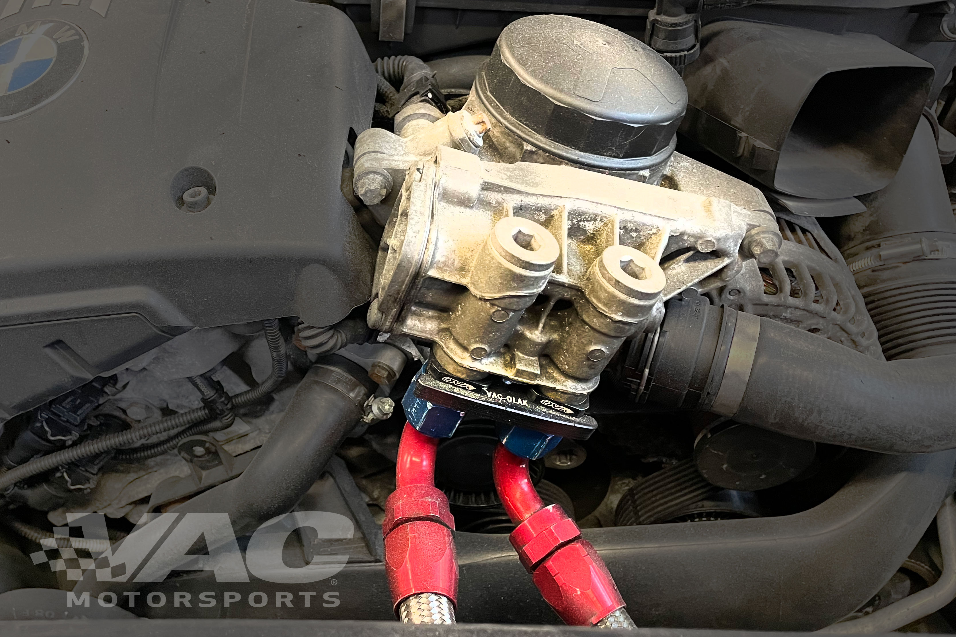 VAC Motorsports Oil Line Adaptor Kit, BMW N54