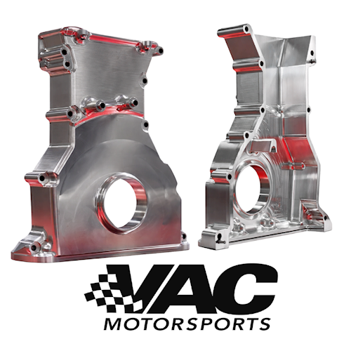 VAC billet timing chain cover for BMW S54 engine – E46 M3, Z3 M, Z4 M MAIN