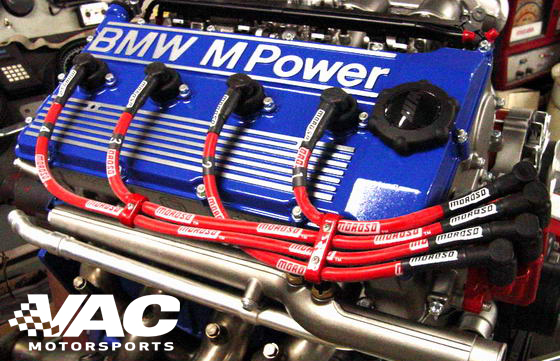 VAC Motorsports Custom Refinished Valve Covers, BMW S38 MAIN