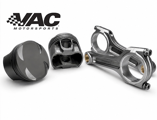 Supertech BMW S58 forged pistons and forged connecting rods with ARP rod bolts for high-performance BMW S58 engine build MAIN