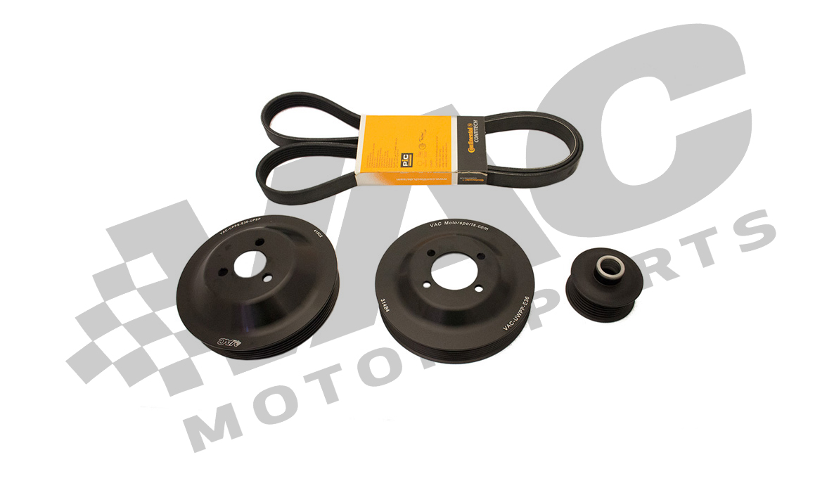 VAC Motorsports Underdrive Power Pulley Set, BMW M50/M52/S50/S52 MAIN