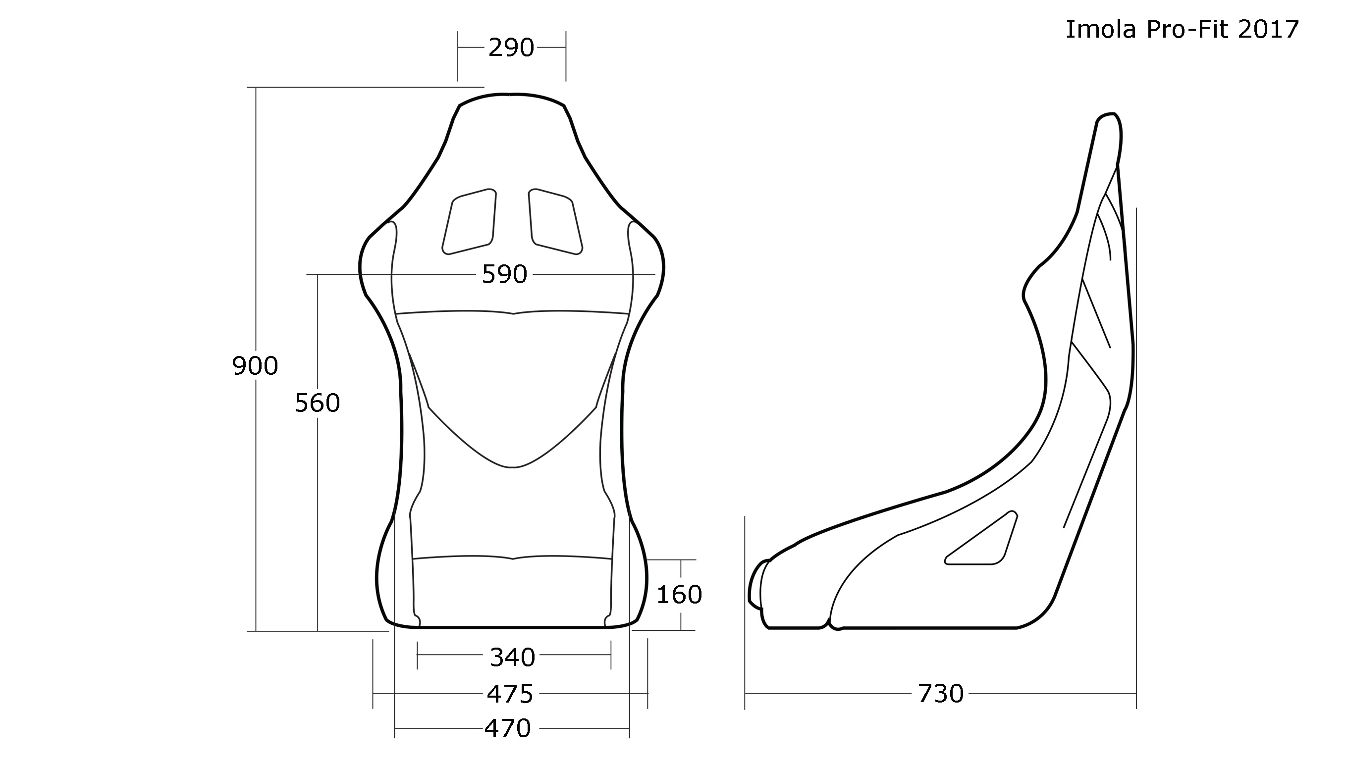 Cobra - Imola Pro-Fit Racing Seat SWATCH