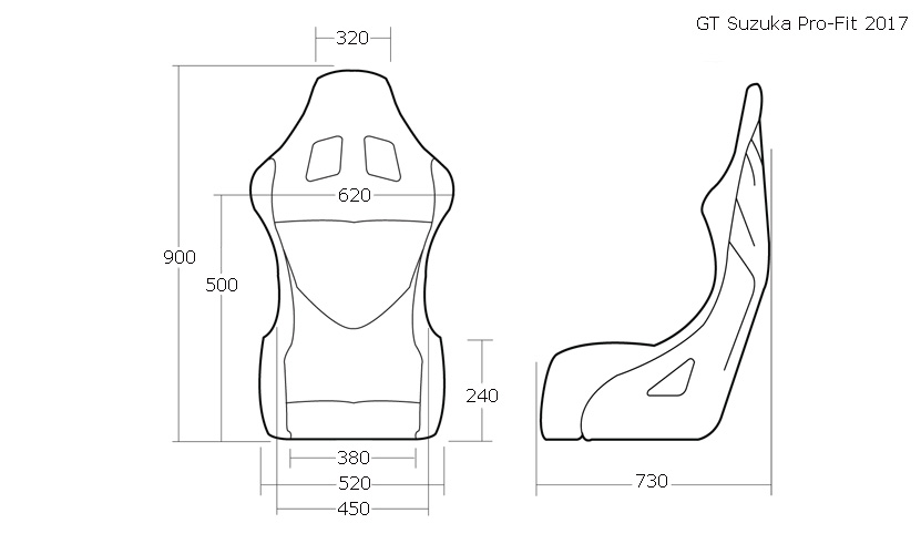 Cobra - Suzuka Pro-Fit Racing Seat SWATCH
