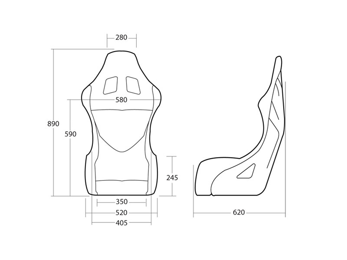 Cobra - Suzuka Pro Technology Racing Seat SWATCH