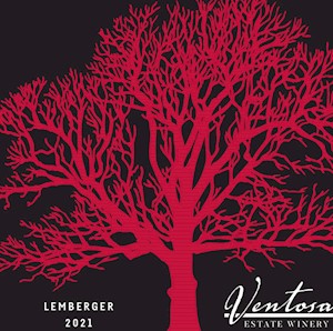 Bottle of Lemberger red wine from Ventosa Vineyards – Finger Lakes, NY LARGE