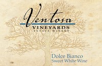 Bottle of 2021 Dolce Bianco lightly sweet white wine from Ventosa Vineyards – Finger Lakes, NY MAIN