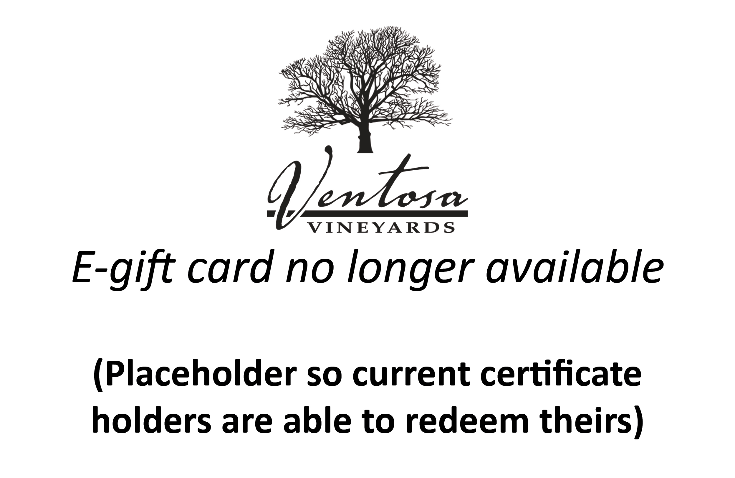 E-Gift Certificate THUMBNAIL