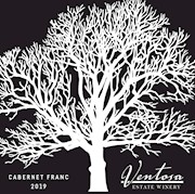 Bottle of 2020 Cabernet Franc red wine from Ventosa Vineyards – Finger Lakes, NY THUMBNAIL