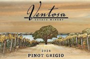 Bottle of 2024 Finger Lakes Pinot Grigio white wine THUMBNAIL