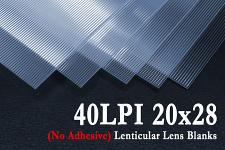 40 LPI Lenticular Sheets without Adhesive
