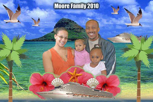 Cruise Hawaii 3D Background and Foreground THUMBNAIL