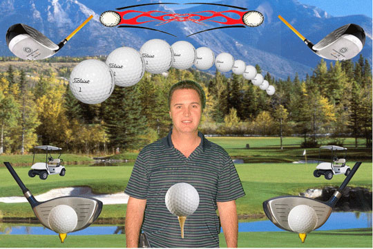 Golf 3D Background and Foreground THUMBNAIL