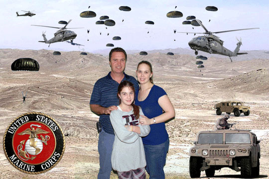 Marines 3D Background and Foreground THUMBNAIL
