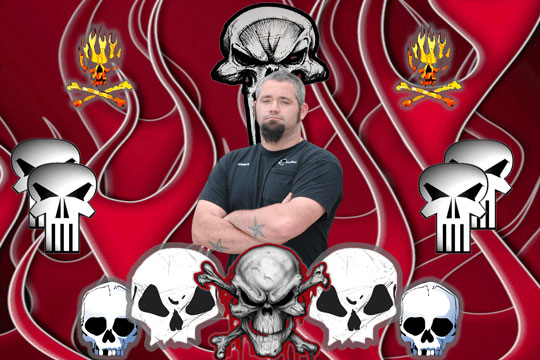 Skulls 3D Background and Foreground THUMBNAIL