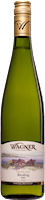 Bottle of Dry Riesling with our vinifera wine label featuring our distinctive Octagon shaped winery. THUMBNAIL