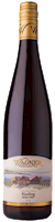 Bottle of Library 2015 vintage Semi Dry Riesling with our vinifera wine label featuring our Octagon shaped winery. THUMBNAIL