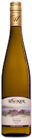 Bottle of Riesling Select wine with our vinifera wine label featuring our distinctive Octagon shaped winery THUMBNAIL