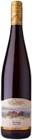 Bottle of Riesling Semi Dry wine with our vinifera wine label featuring our distinctive Octagon shaped winery THUMBNAIL