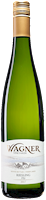 Bottle of Dry Riesling with our vinifera wine label featuring our distinctive Octagon shaped winery. THUMBNAIL