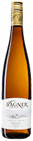 Bottle of Riesling Semi Dry wine with our vinifera wine label featuring our distinctive Octagon shaped winery THUMBNAIL