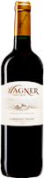 Bottle of Cabernet Franc: A dry bordeaux style red with our vinifera wine label featuring our Octagon shaped winery. THUMBNAIL
