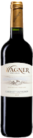 Bottle of Cabernet Sauvignon: A dry bordeaux style red with our vinifera wine label featuring our Octagon shaped winery THUMBNAIL