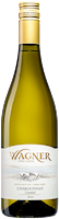 Bottle of Chardonnay Unoaked wine with our vinifera wine label featuring our distinctive Octagon shaped winery THUMBNAIL