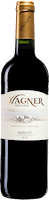 Bottle of Merlot wine with our vinifera wine label featuring our distinctive Octagon shaped winery. THUMBNAIL