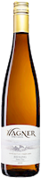 Bottle of Semi-Dry Riesling wine with our vinifera wine label featuring our distinctive Octagon shaped winery. THUMBNAIL