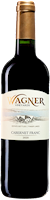 Bottle of Cabernet Franc: A dry bordeaux style red with our vinifera wine label featuring our Octagon shaped winery. THUMBNAIL