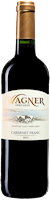 Bottle of Cabernet Franc: A dry bordeaux style red with our vinifera wine label featuring our Octagon shaped winery. MAIN